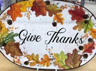 May be an image of text that says '日 Give Thanks'